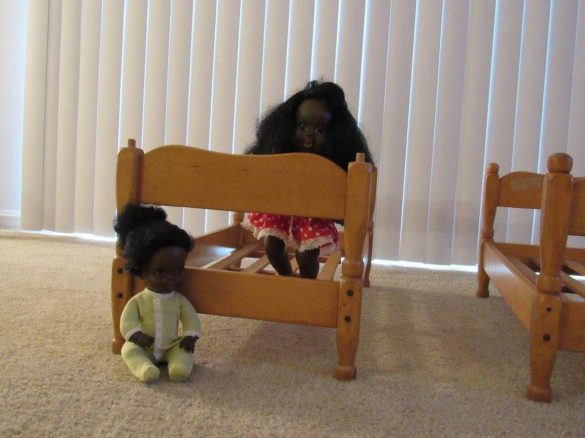 Doll Bunk Beds - Approximately 80-years-old